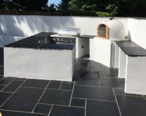 patio designed, supplied and installed by Neco Paving